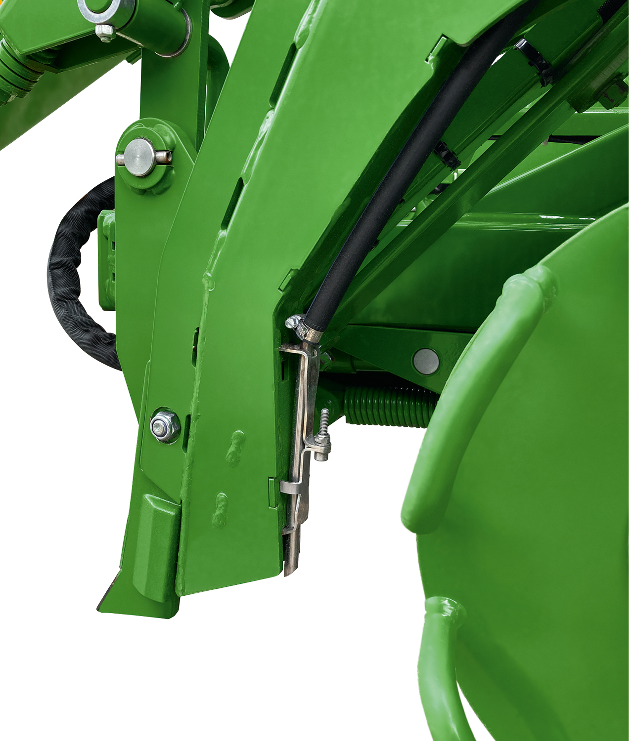 The injection pipe on the coulter ensures precise placement of the liquid fertiliser in the seed furrow. 