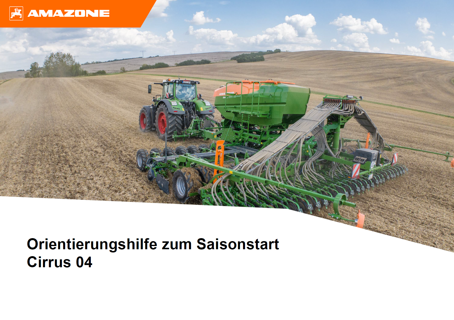 Orientierungshilfe zum Saisonstart Cirrus 04 Orientierungshilfe Section Control PFS - DE