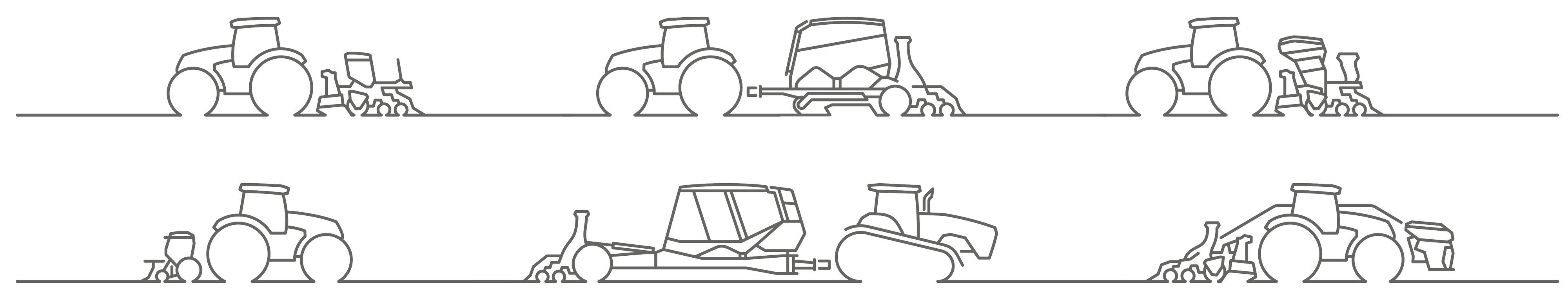 Bodenbearbeitung Icons