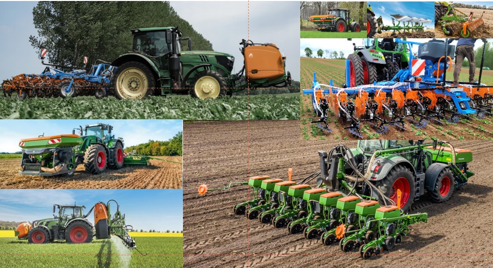 Mechanisation in the CRF system (example pictures) Mechanisierung-im-CRF-System