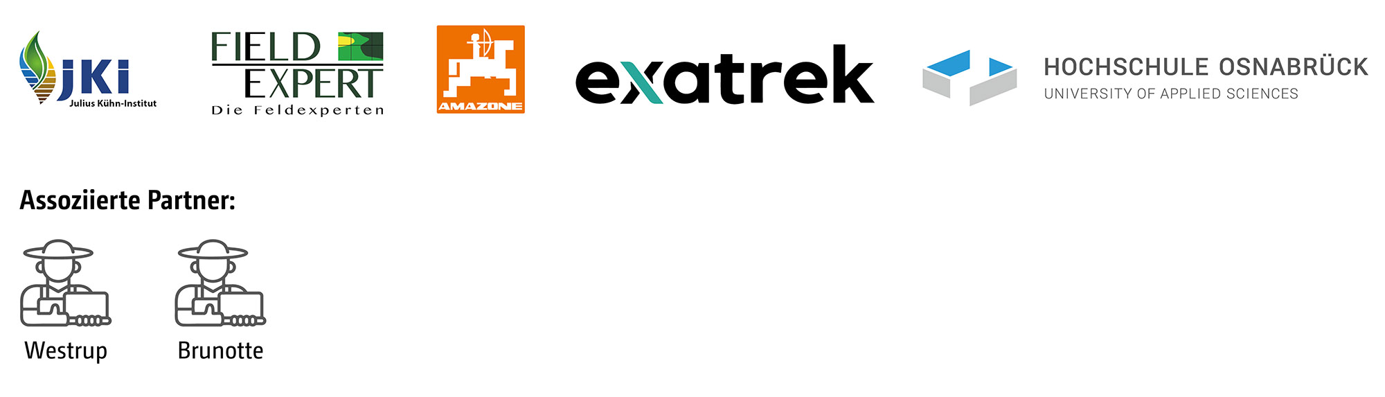 Le contenu fait partie intégrante du projet de recherche collaboratif Soil4Climate, mené avec les partenaires du projet (© AMAZONE : Projektpartner_GO_de.jpg) Der Inhalt ist Bestandteil des Verbund-Forschungsprojekt SoilClimate, zusammen mit den Projektpartnern: