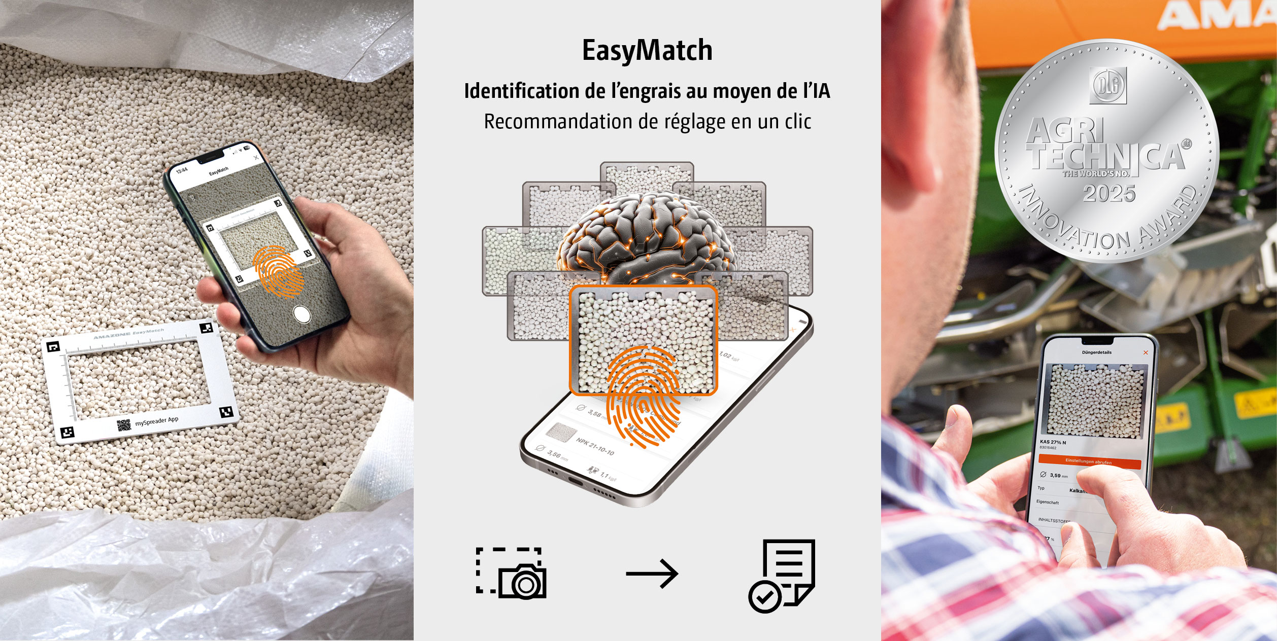 Avec EasyMatch, une empreinte numérique est déterminée à partir de multiples facteurs par l'intelligence artificielle (IA)