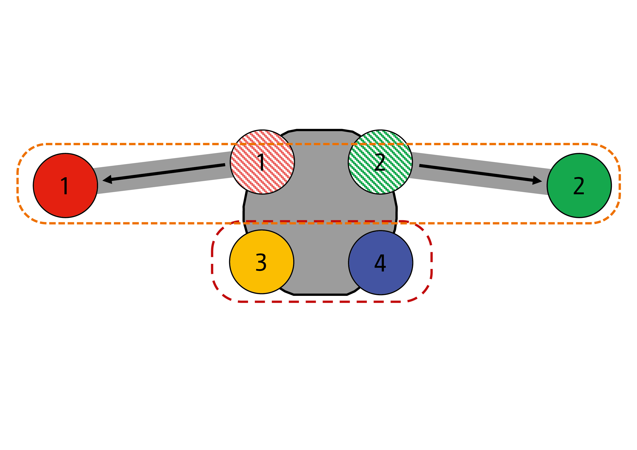 AmaSelect с комплектом для смещения (© AMAZONE: Grafik_AmaSelect_twin_Verlagerungset_ppt_GO.jpg) AmaSelect mit Verlagerungssatz