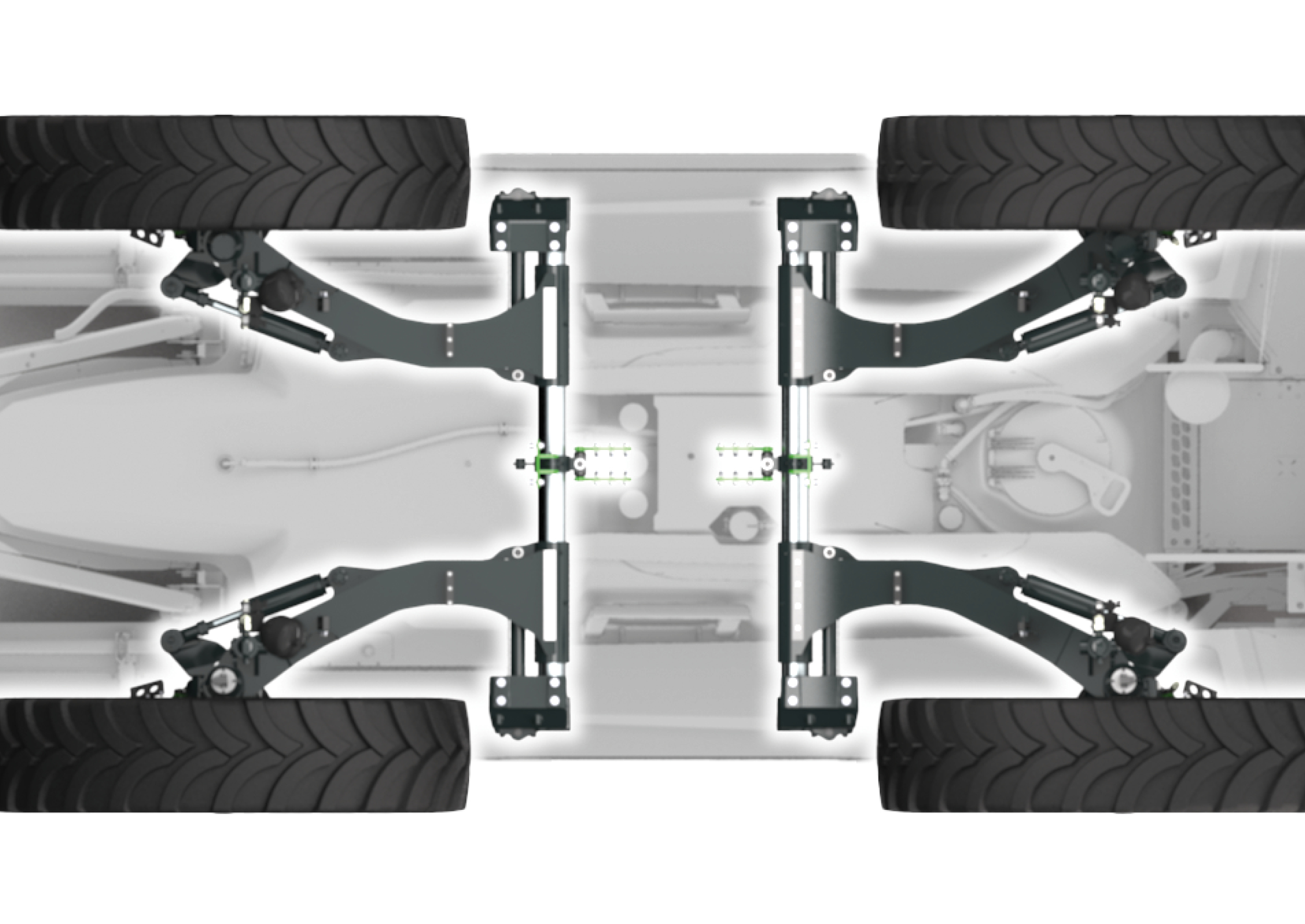 Simple design with minimal wear and maintenance costs (© AMAZONE: Pantera_L_oben_orthogonal_358_SW_2400_grau_d1_250728_GO.jpg) Einfacher Aufbau mit minimalem Verschleiß und Wartungsaufwand
