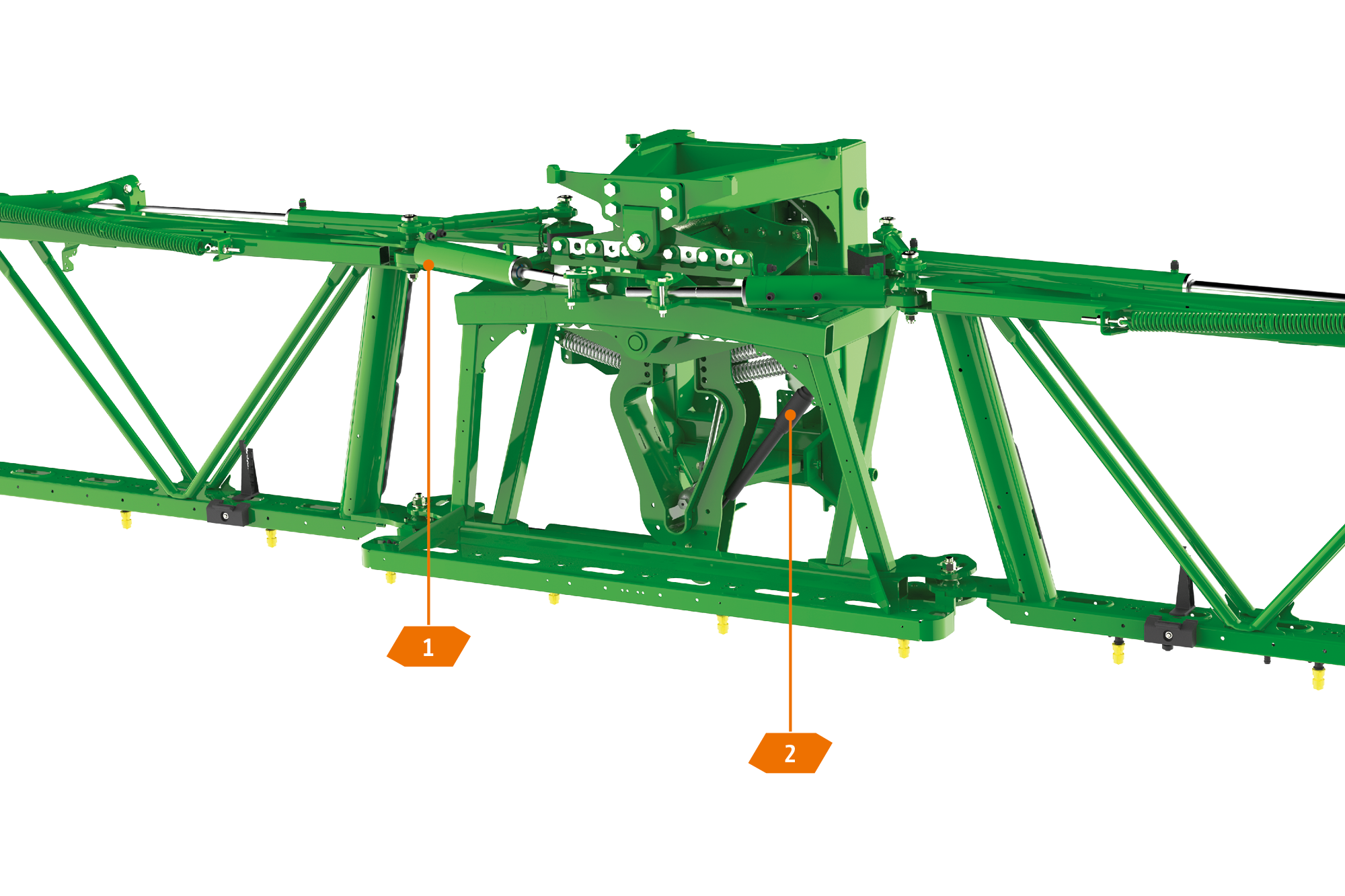 Super-L2 boom in working widths from 21 to 36 metres