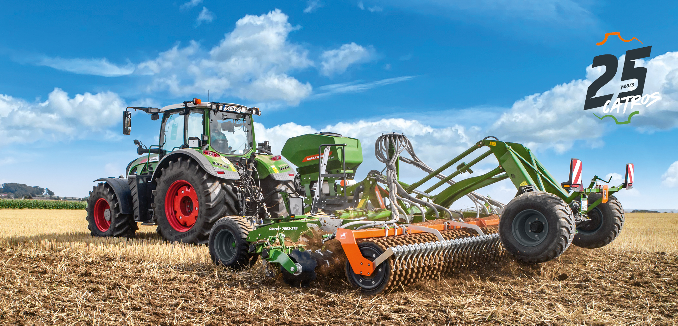 Catros+ 7003-2TS und Keilringwalze mit Matrixreifenprofil