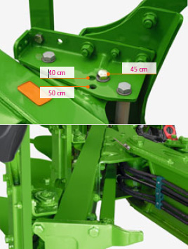 Furrow Ruler Variable furrow width