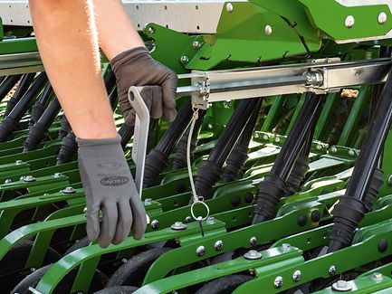 Cataya harrow-mounted conventional seed drill