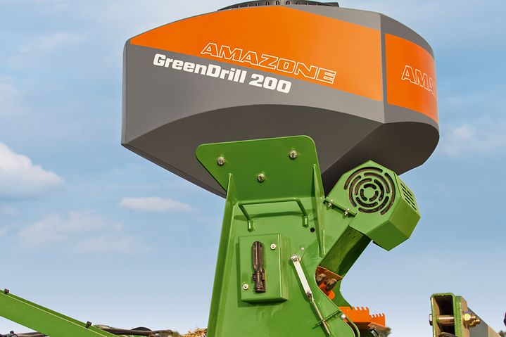 GreenDrill 200 universal catch crop seeder box