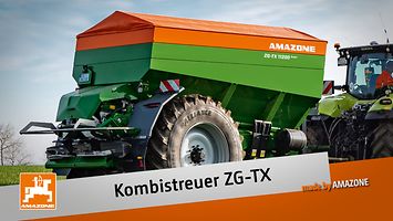 AMAZONE: ZG-TX – The new trailed combi spreader without compromise
