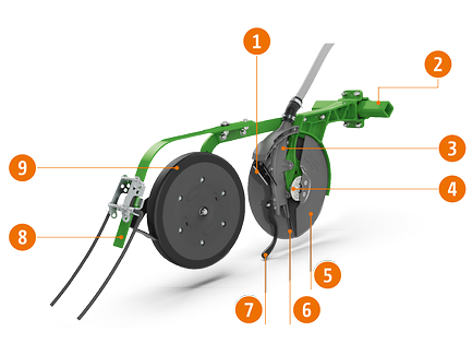 Cirrus trailed cultivator drill